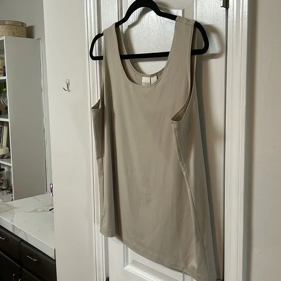 Chico’s tan microfiber tank (XL/3) - Picture 3 of 3